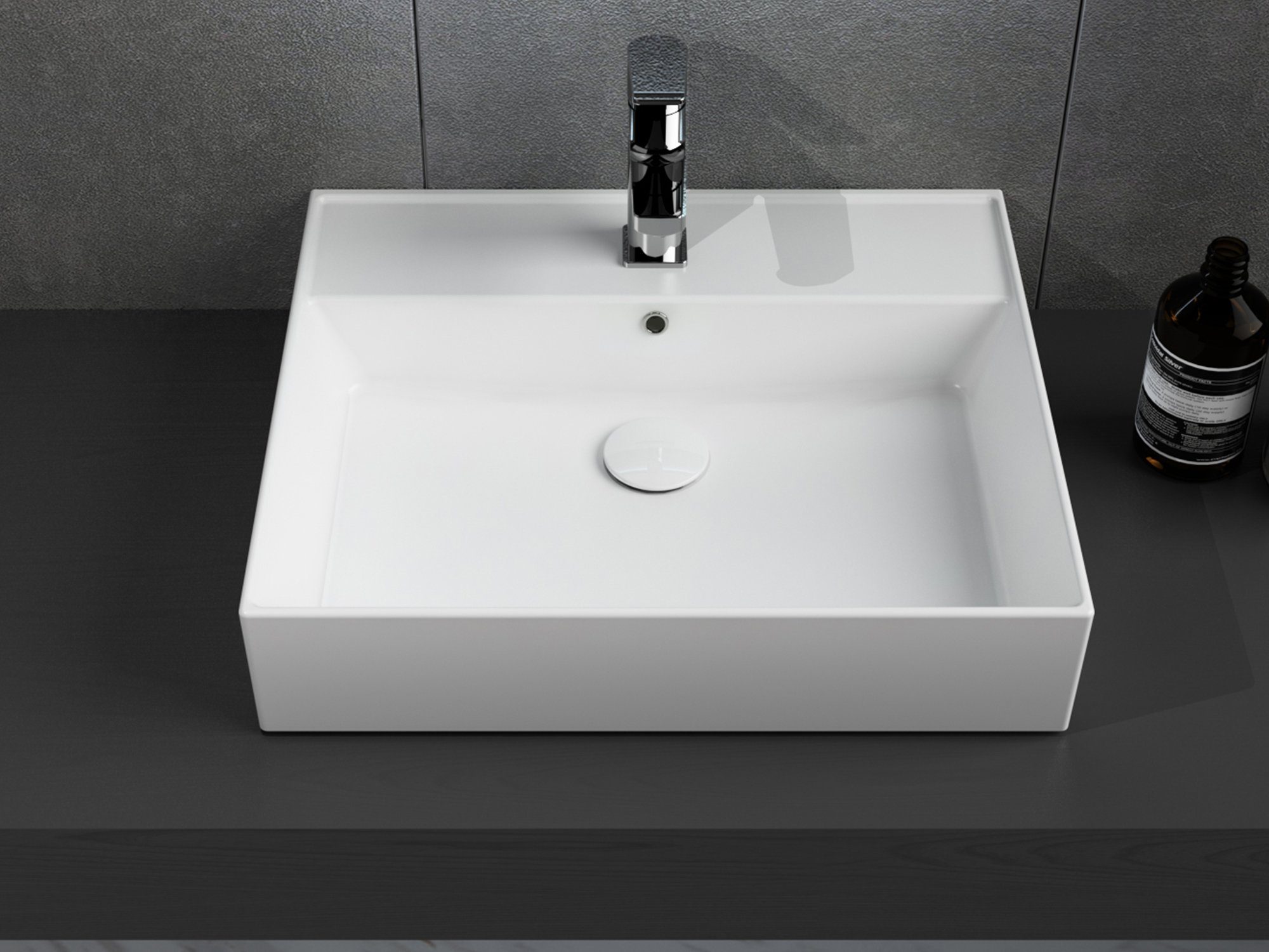 Aqua Bagno Waschbecken Aqua Bagno Loft Air Design Keramik Waschbecken 60 (Packung)