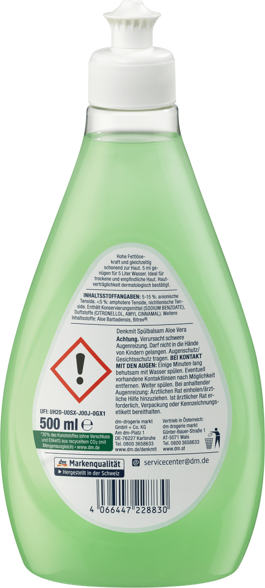 Spülmittel Balsam Aloe Vera, 500 ml