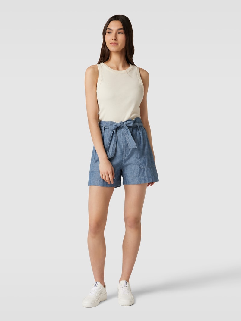 Shorts mit Eingrifftaschen Modell 'DAVIANA' in jeans