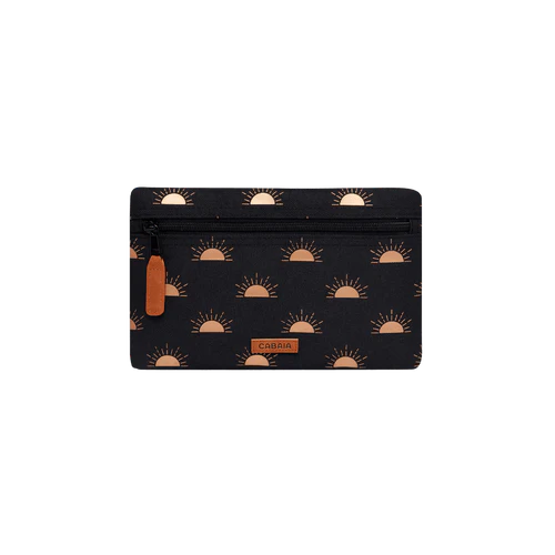 Waikiki Beach black medium front pocket