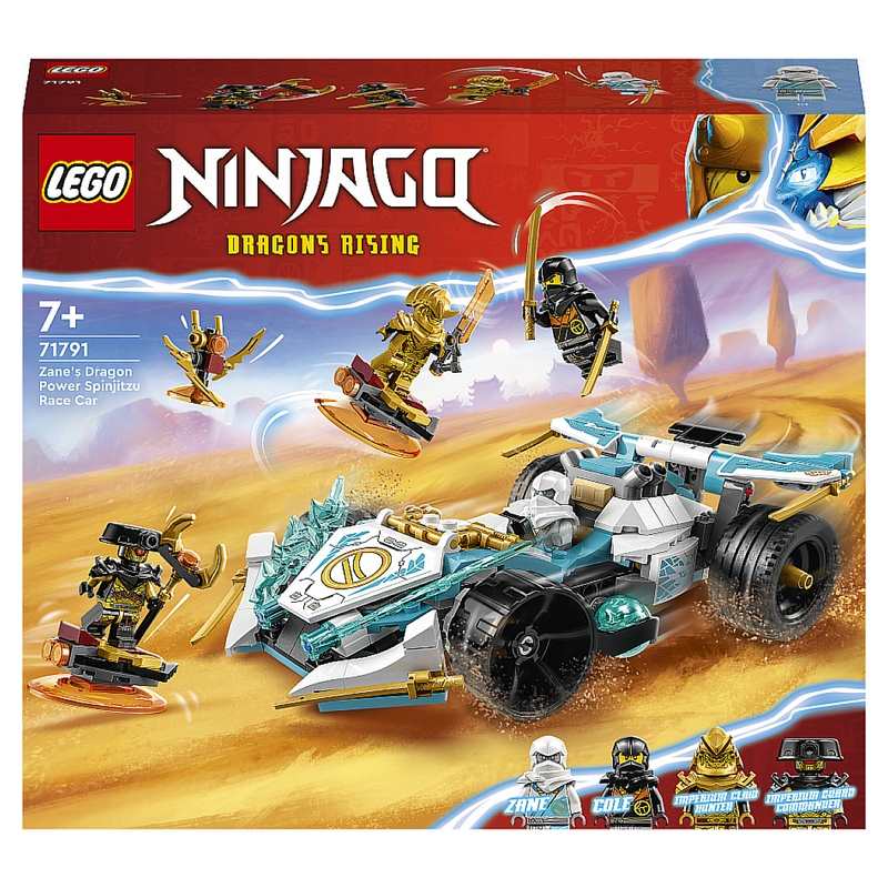 La voiture de course Spinjitzu : le pouvoir du dragon de Zane, LEGO Ninjago