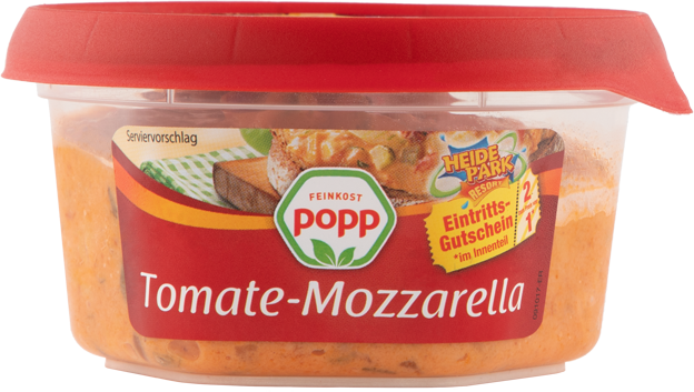 Popp Brotaufstrich Tomate-Mozzarella