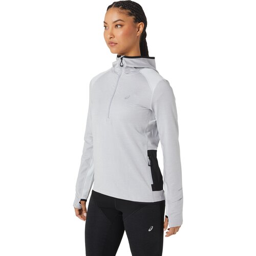 DAMEN T-SHIRT WINTER RUN LS HOODIE