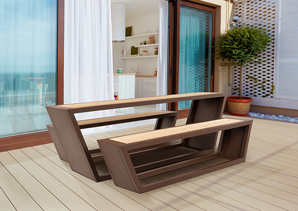 Home Deluxe Tischgarnitur KOBON