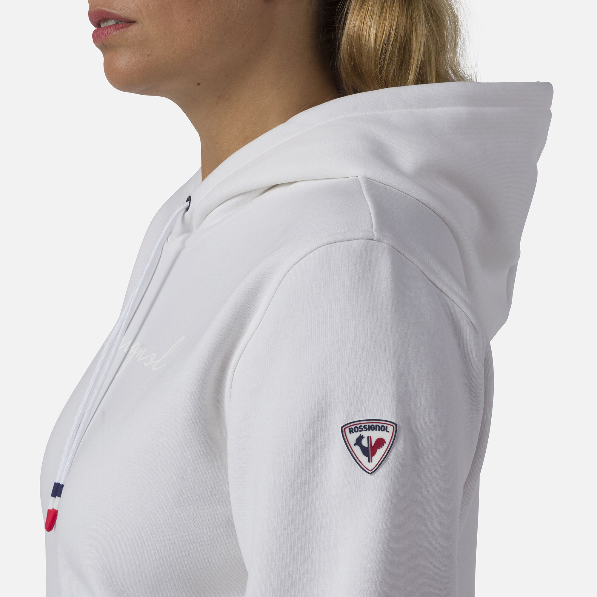 Sweat à capuche molletonné Logo Femme