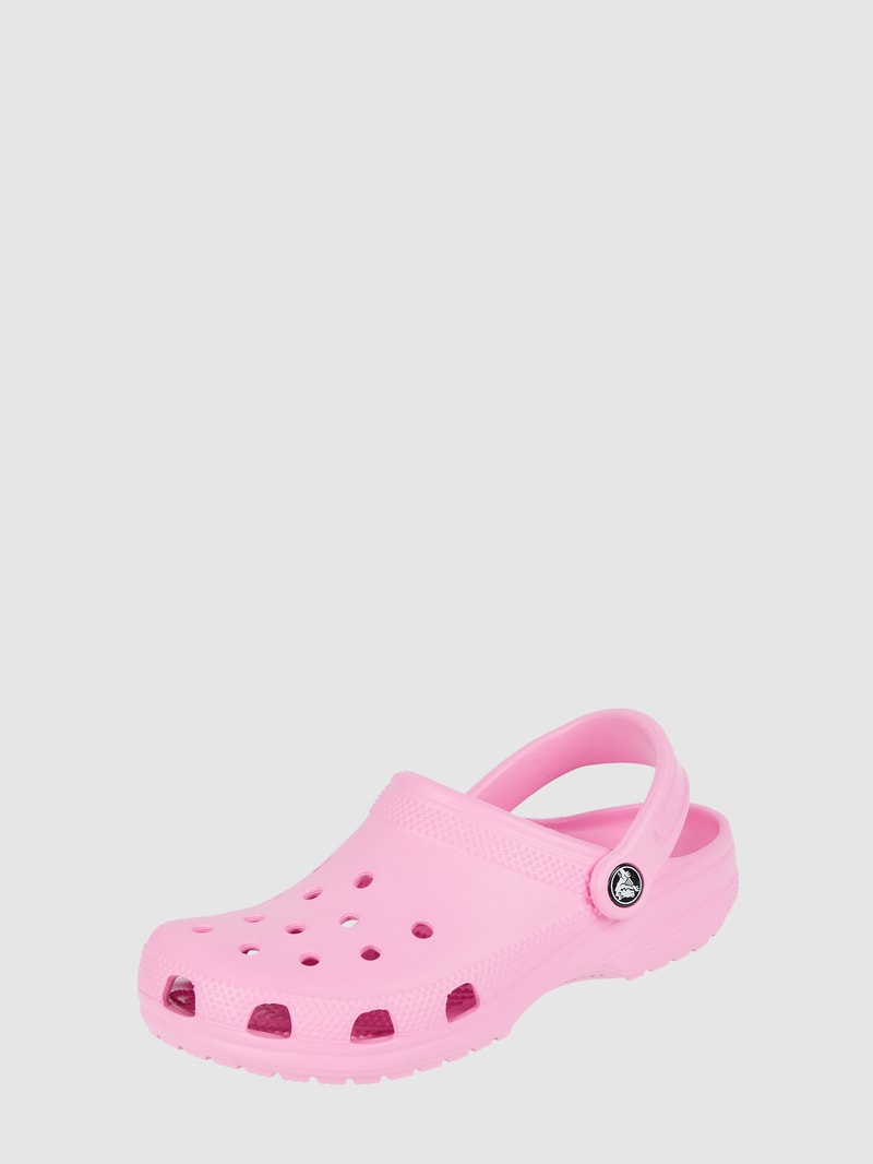 Clogs mit Fesselriemen in pink