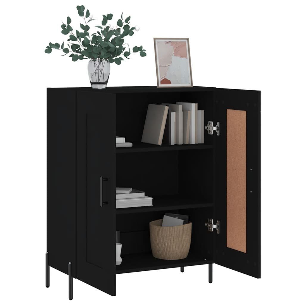 vidaXL Sideboard Sideboard Schwarz 69,5x34x90 cm Holzwerkstoff (1 St)
