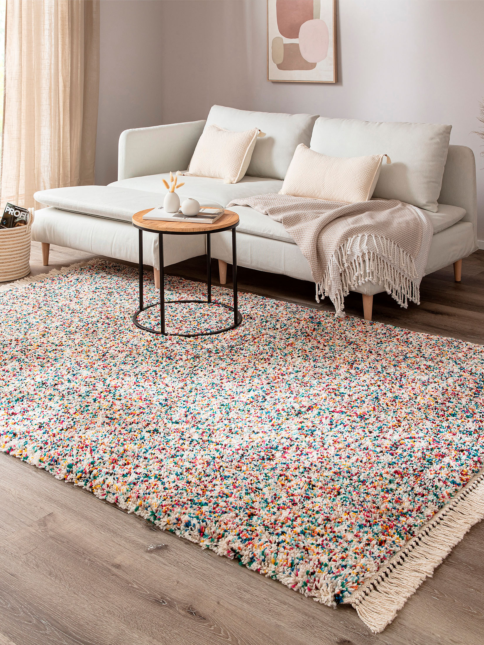 Temara Moderner Teppich, Multicolor