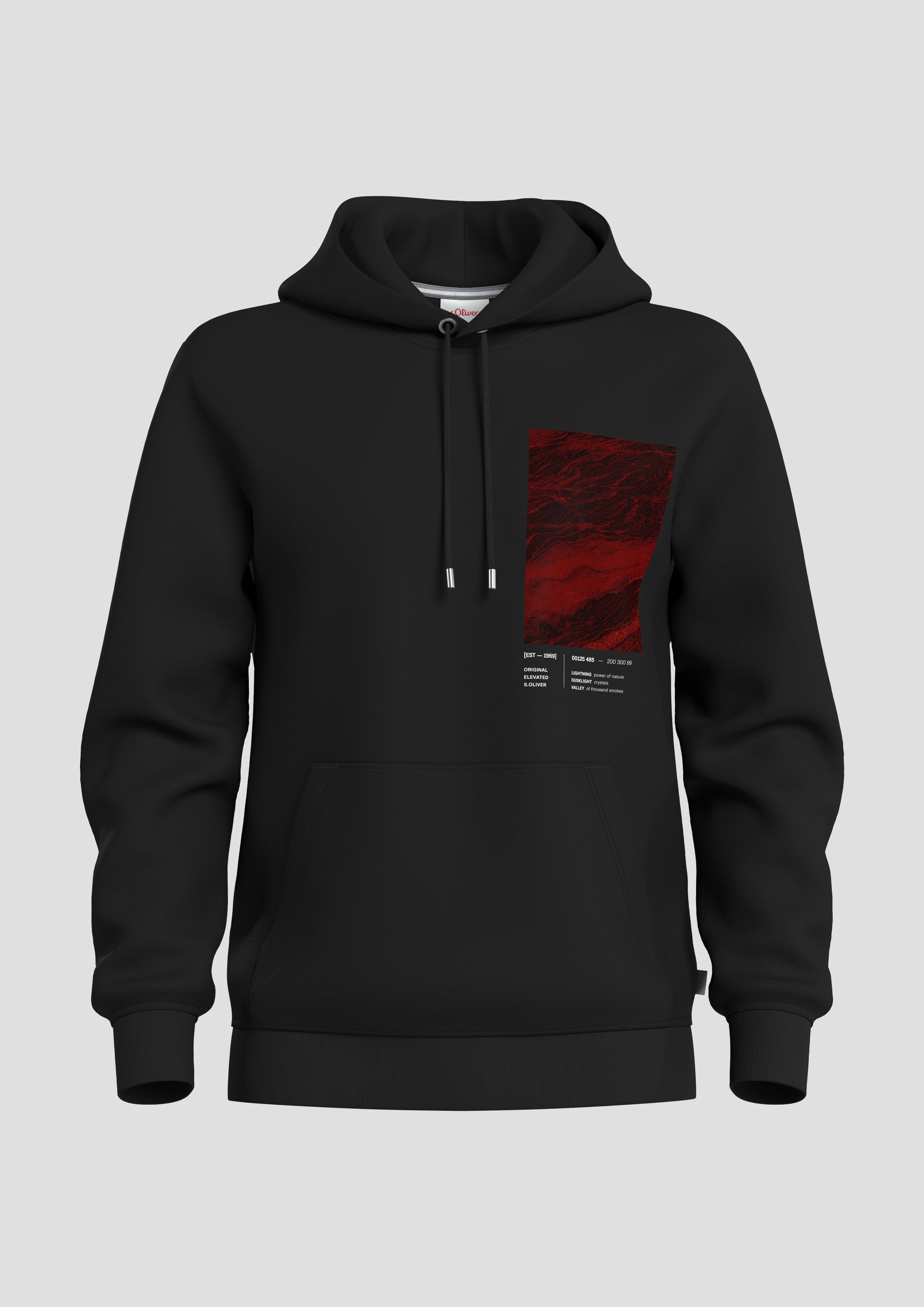 Kapuzen-Sweatshirt mit Frontprint  2138678-99D1