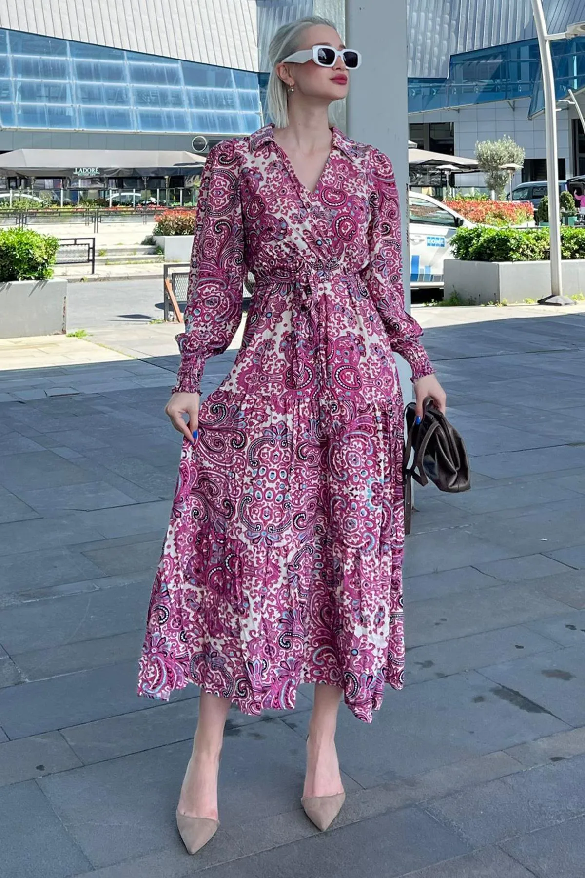 Madmext  Kleid - Rosa - A-Linie