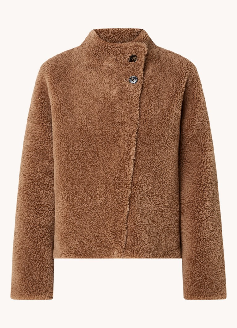STUDIO AR by Arma Mallow reversible teddy jacket in wool blend