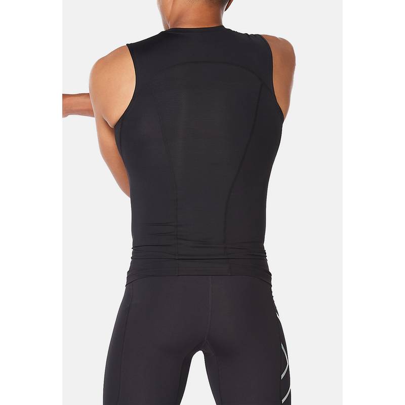 2XU Core Compression Sleeveless Funktionsshirt Herren