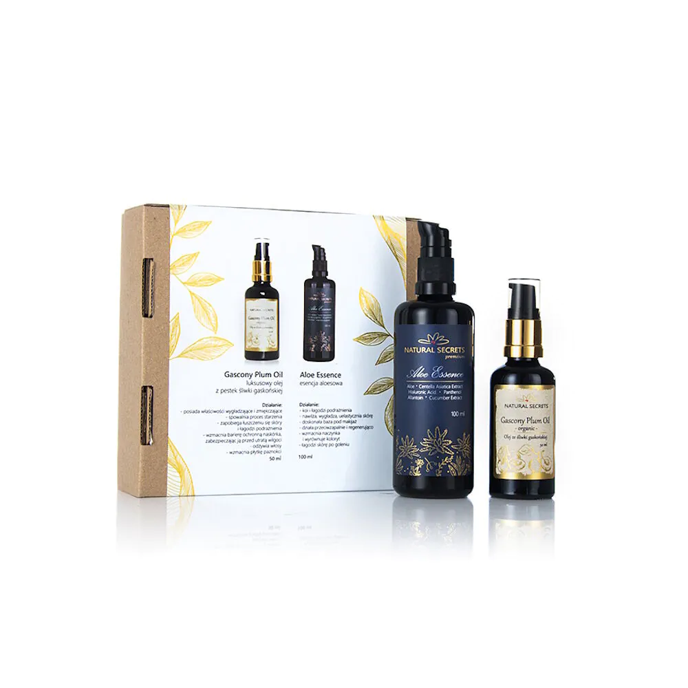 „Natural Secrets“ drėkinamasis ir regeneruojamasis rinkinys „Aloe & Ply“ su alijošiumi
