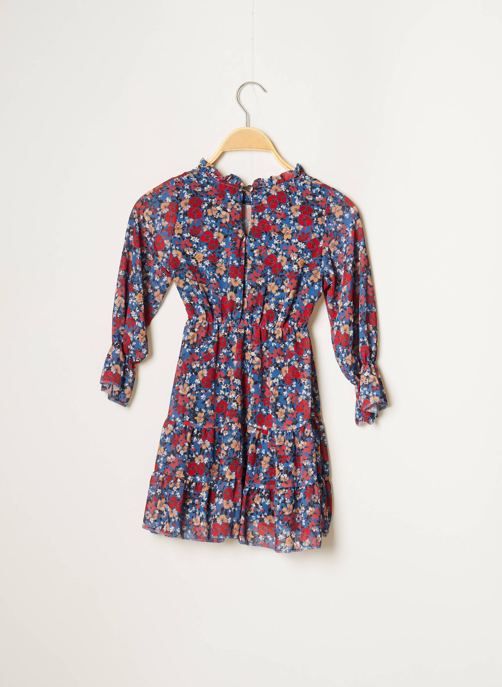 Mini Mignon Robes Mi Longues Fille couleur bleu
