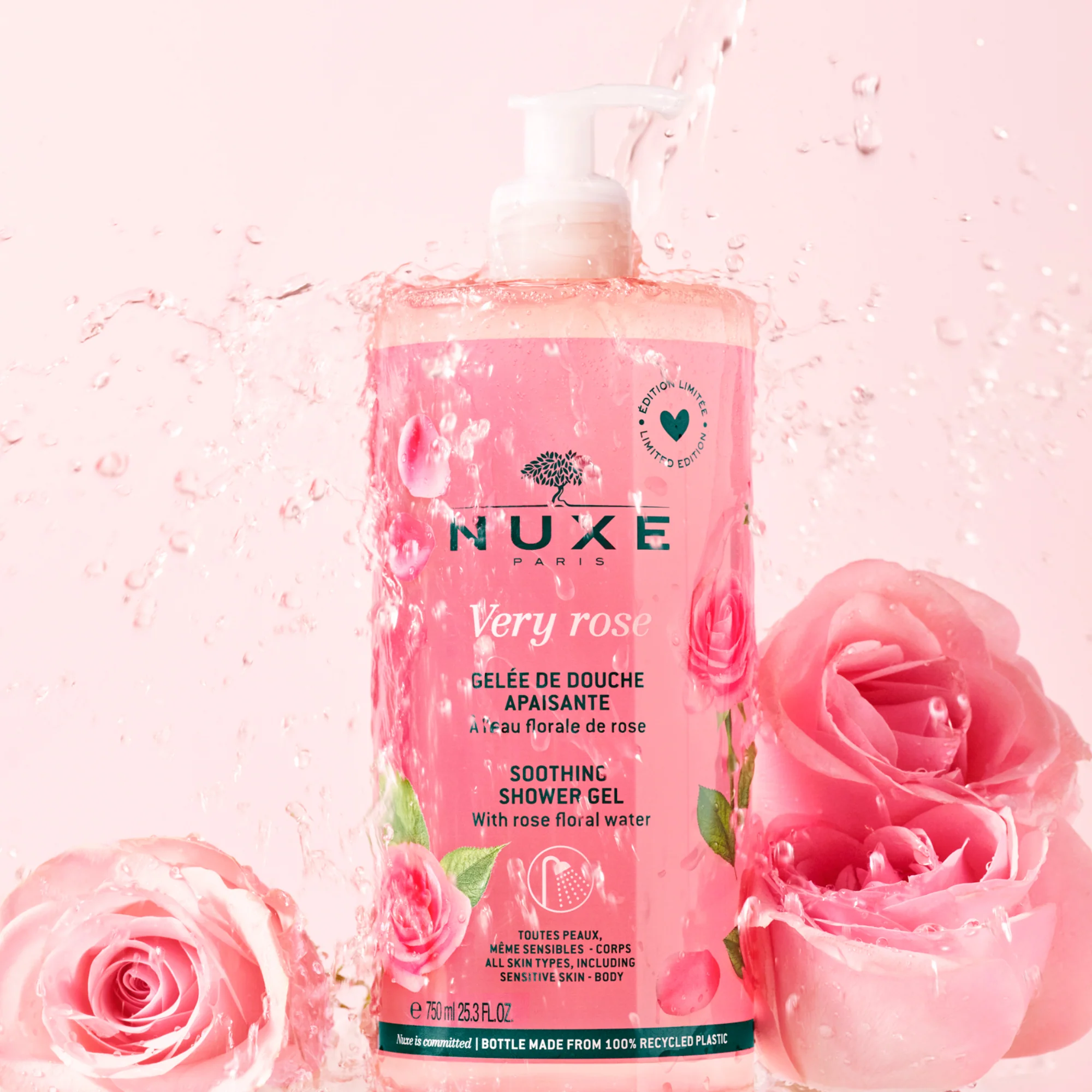 Upokojujúci sprchový gél Very Rose - do kúpeľa a sprchy