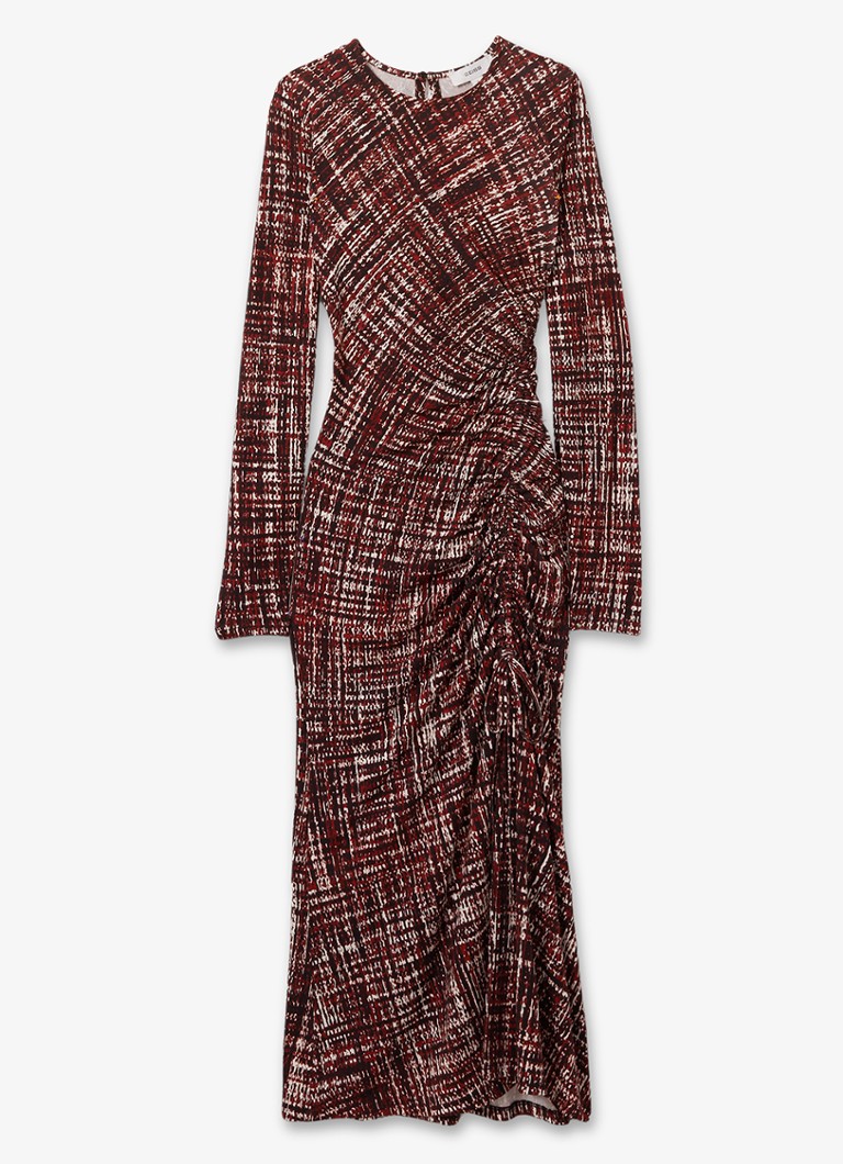 Abito midi Reiss Riyo con allacciatura e spacco