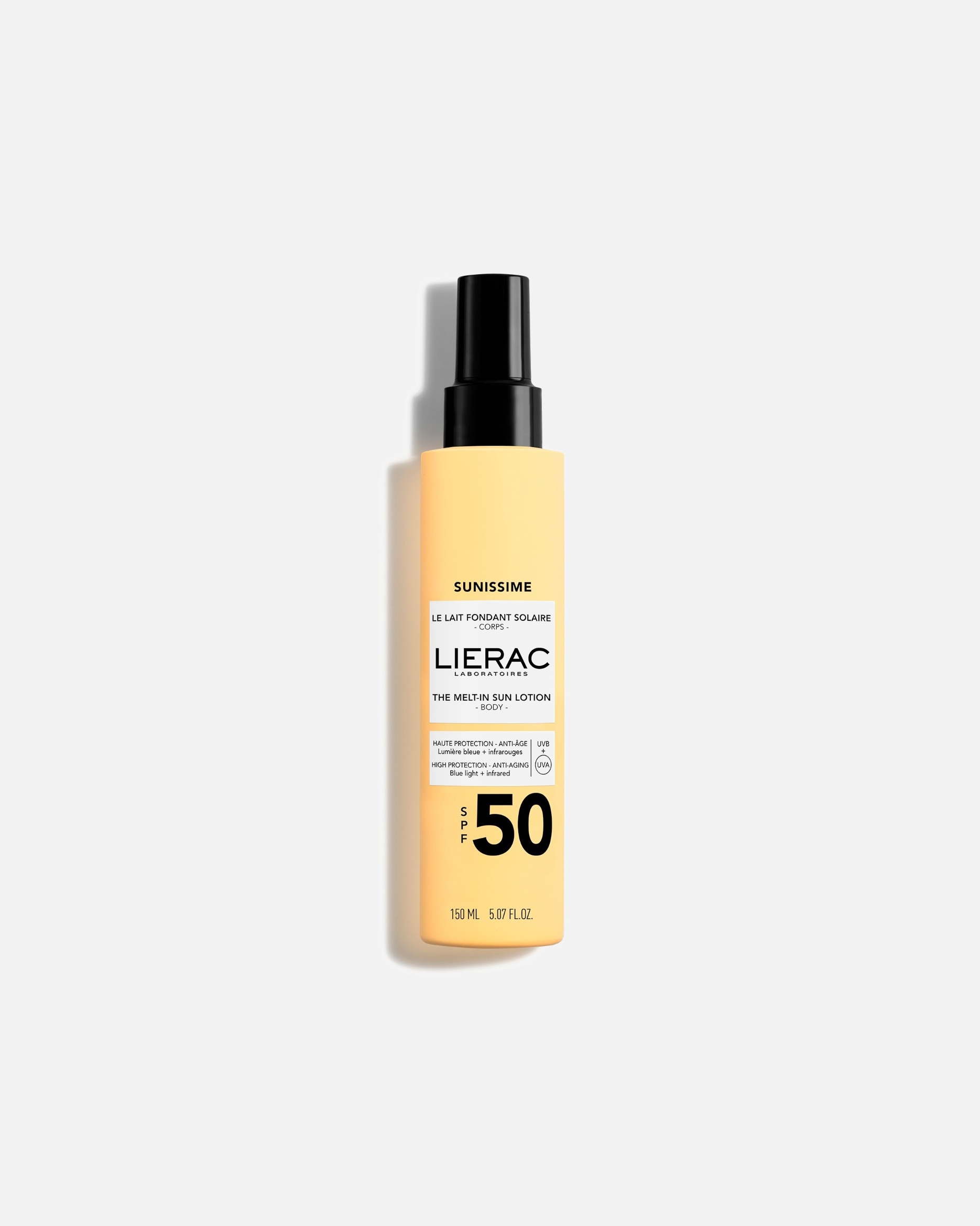 Lierac mlijeko za sunčanje s otapalom SPF50