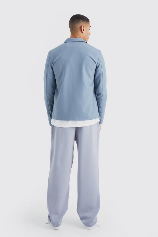 Oversize Scuba Jogginghose mit Naht-Detail