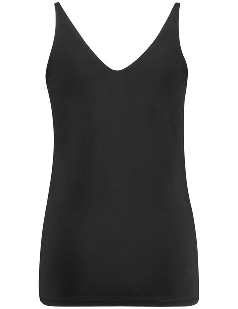 Basic Top mit Rückenausschnitt