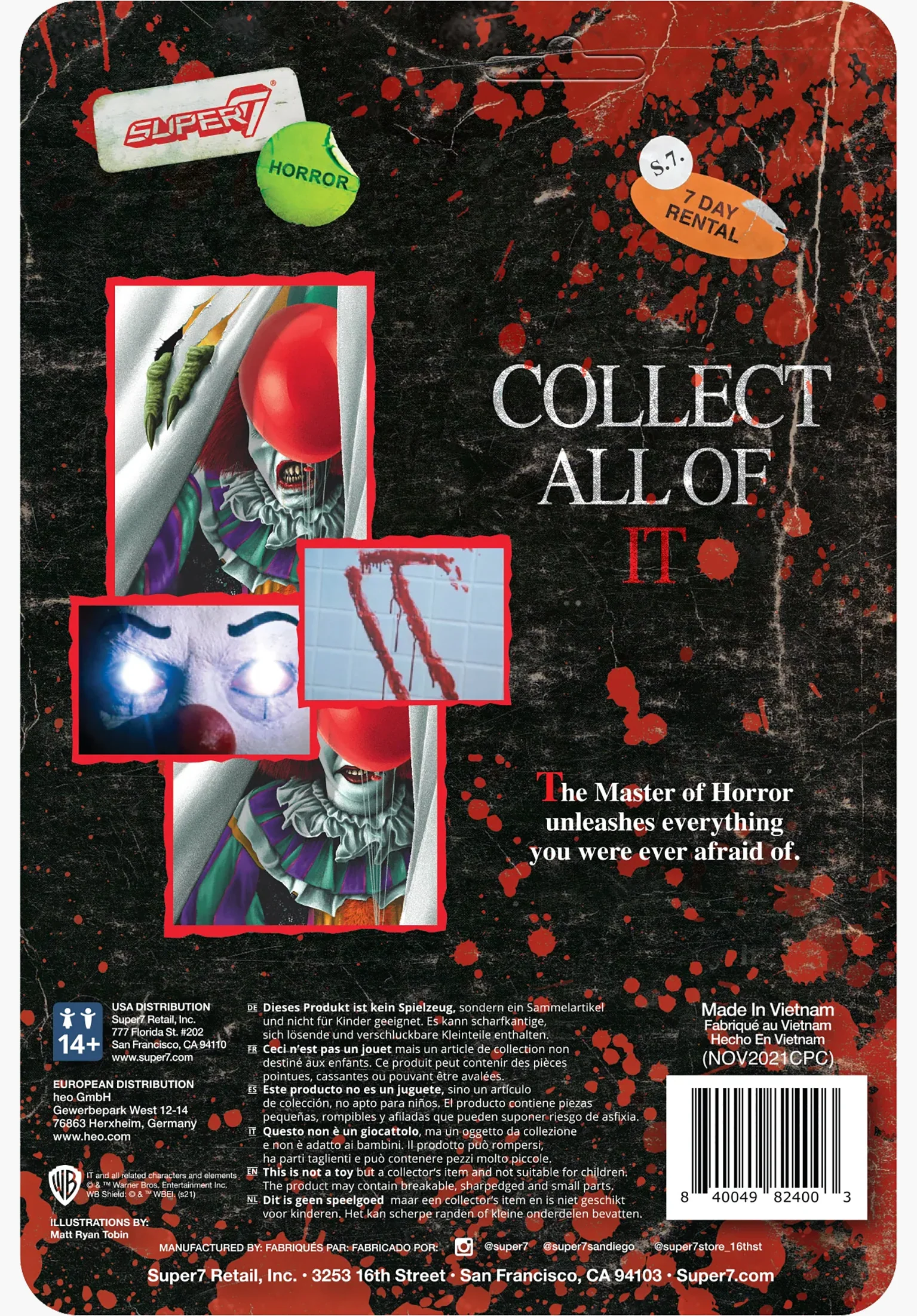 IT ReAction Figure - Pennywise (Clown)