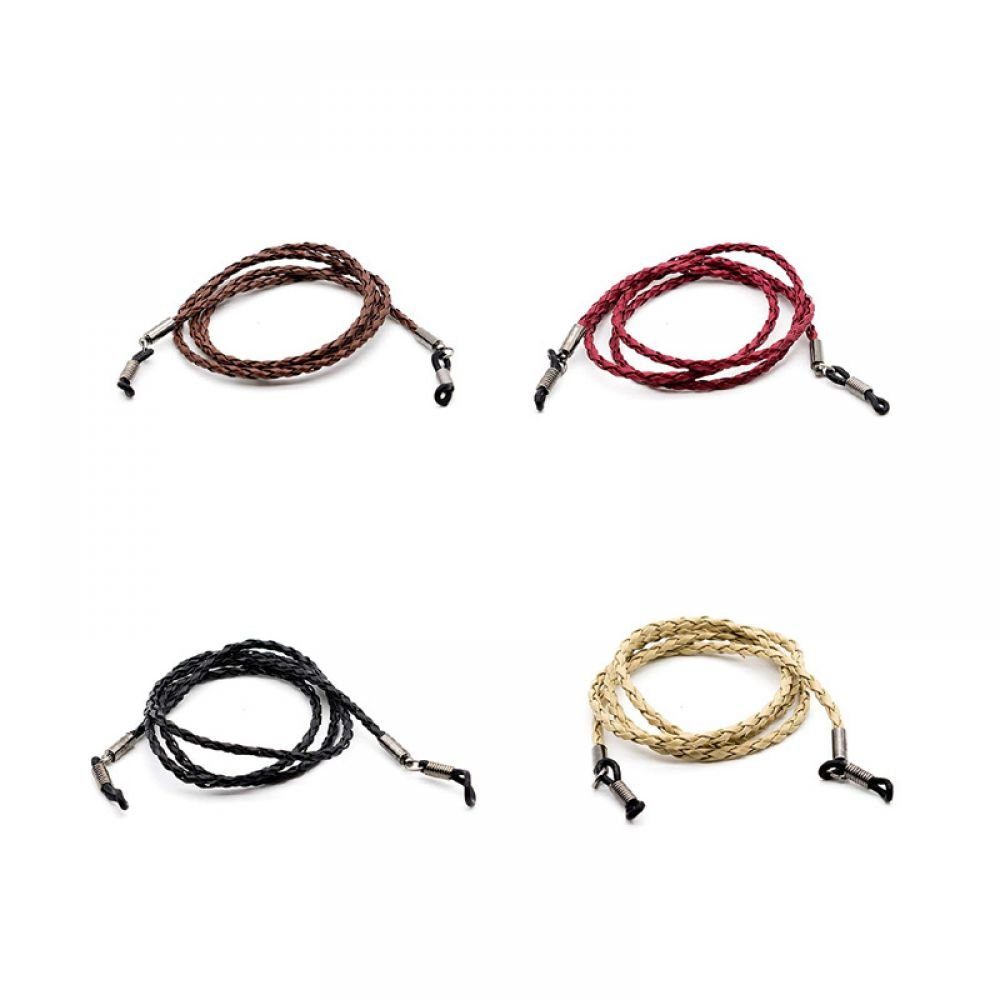ZmdecQna Brillenband 4 Stück Brillenband,für Damen Herren,für Sonnenbrille