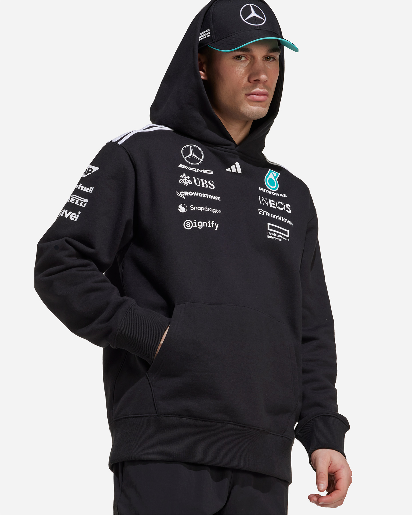 Fan oblečenie Adidas Mercedes Tm M JW5385