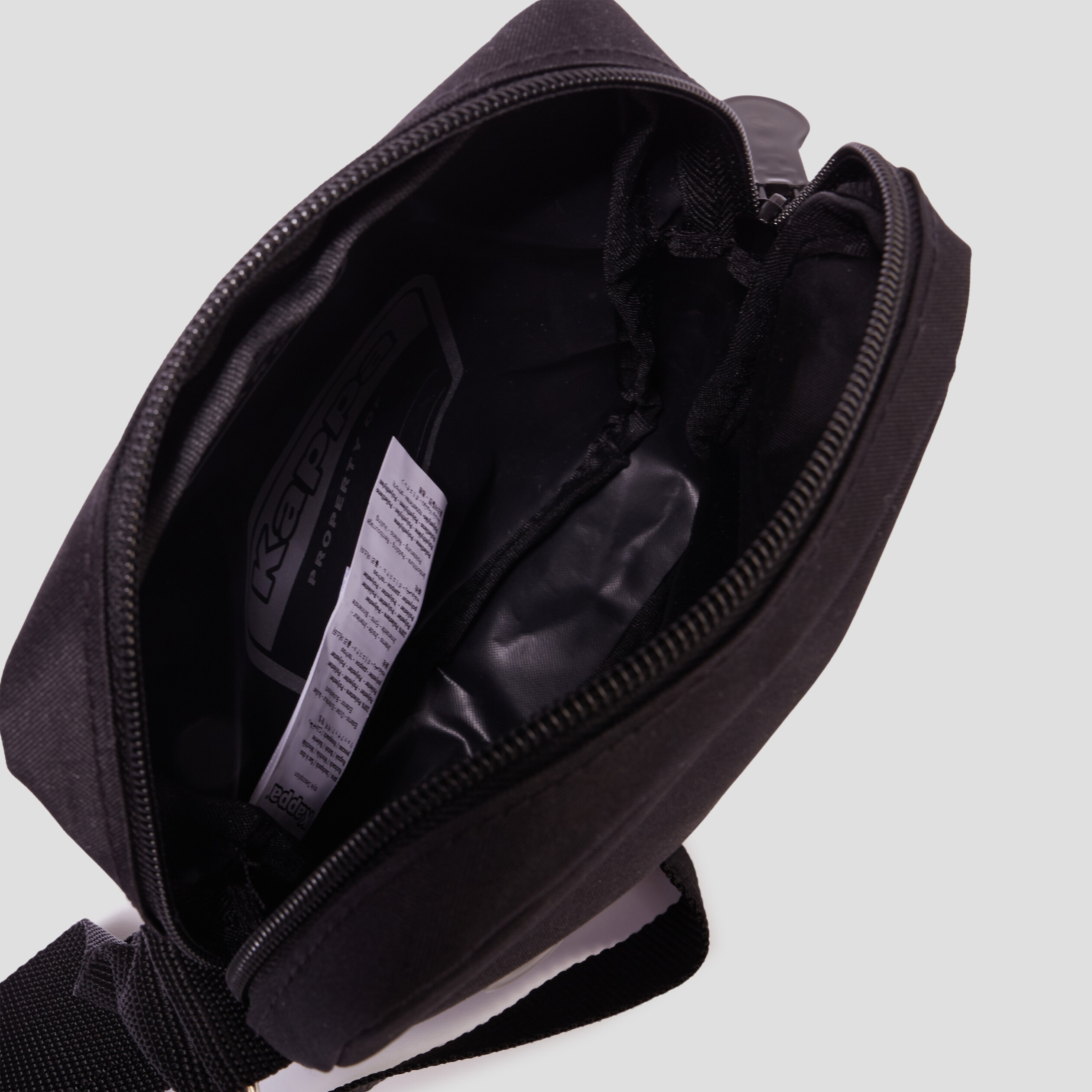 Sacoche en bandoulière Kappa noir homme | La Halle