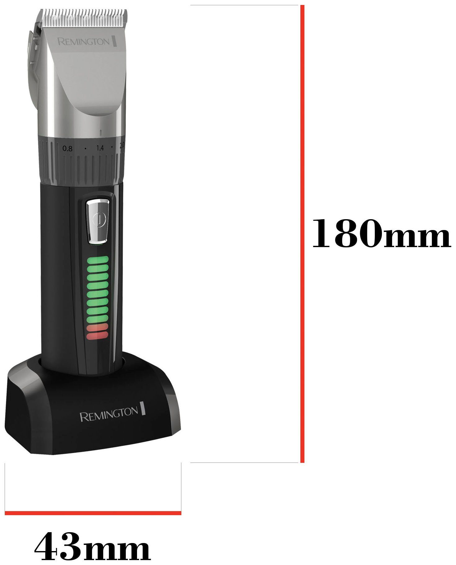 Remington Haarschneider Genius, HC5810 -, elektr. Haarschneider für Herren, Netz-/Akkubetrieb, Profi-Alukoffer