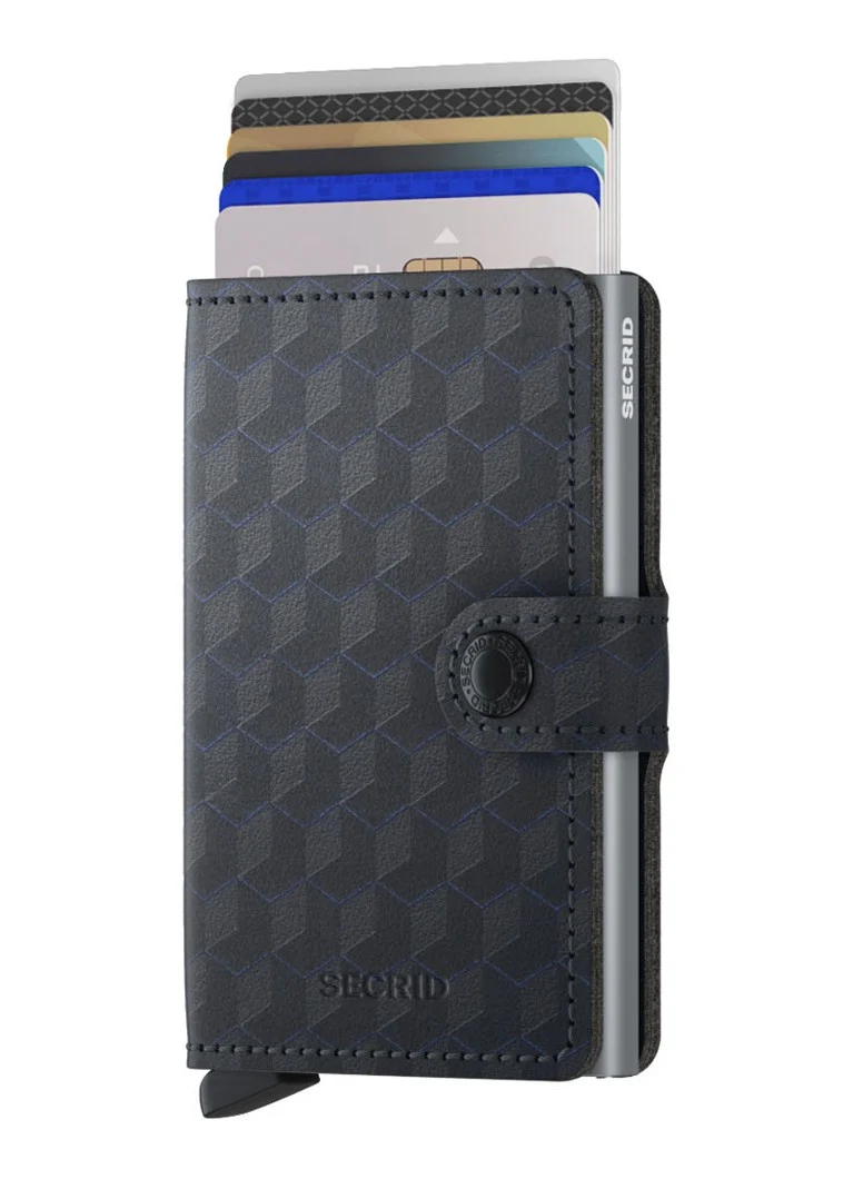 Portafoglio mini Secrid in pelle con porta carte di credito.