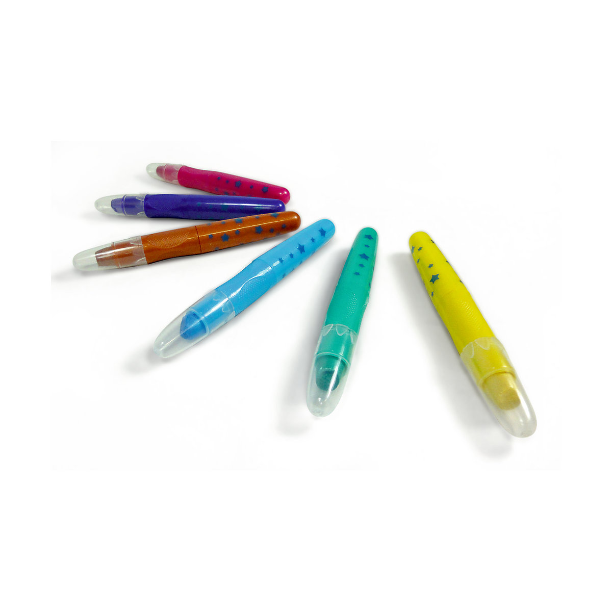 Meine ersten Wachsmalstifte Mini-Künstler, 6 Farben mit Metallicglanz