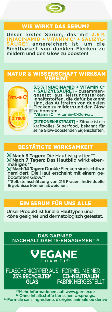 Serum Vitamin C Anti-Dunkle-Flecken, 30 ml