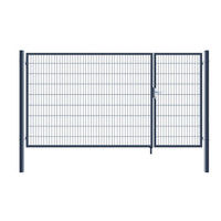 Home Deluxe Doppelflügel Gartentor ADITUS anthrazit - 180 x 350 cm