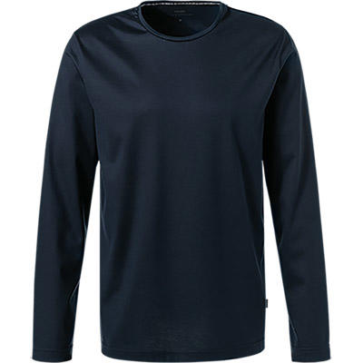 CALIDA, Longsleeve, Baumwolle, dunkelblau