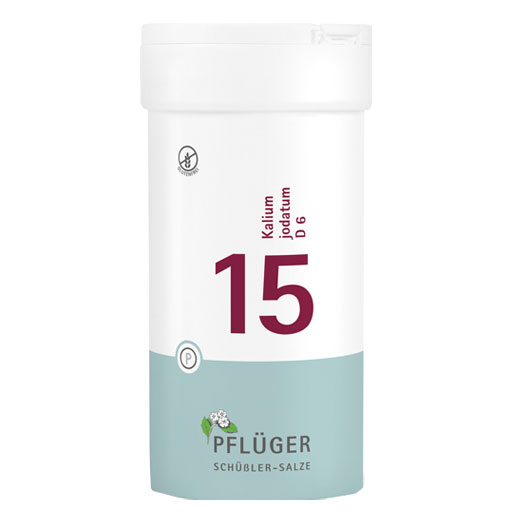 BIOCHEMIE Pflüger 15 Kalium jodatum D 6 Tabletten  400 St  Tabletten