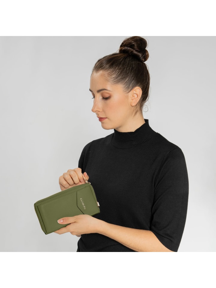 Lazarotti Bologna Leather Handytasche Leder 11 cm in olive günstig kaufen onesize