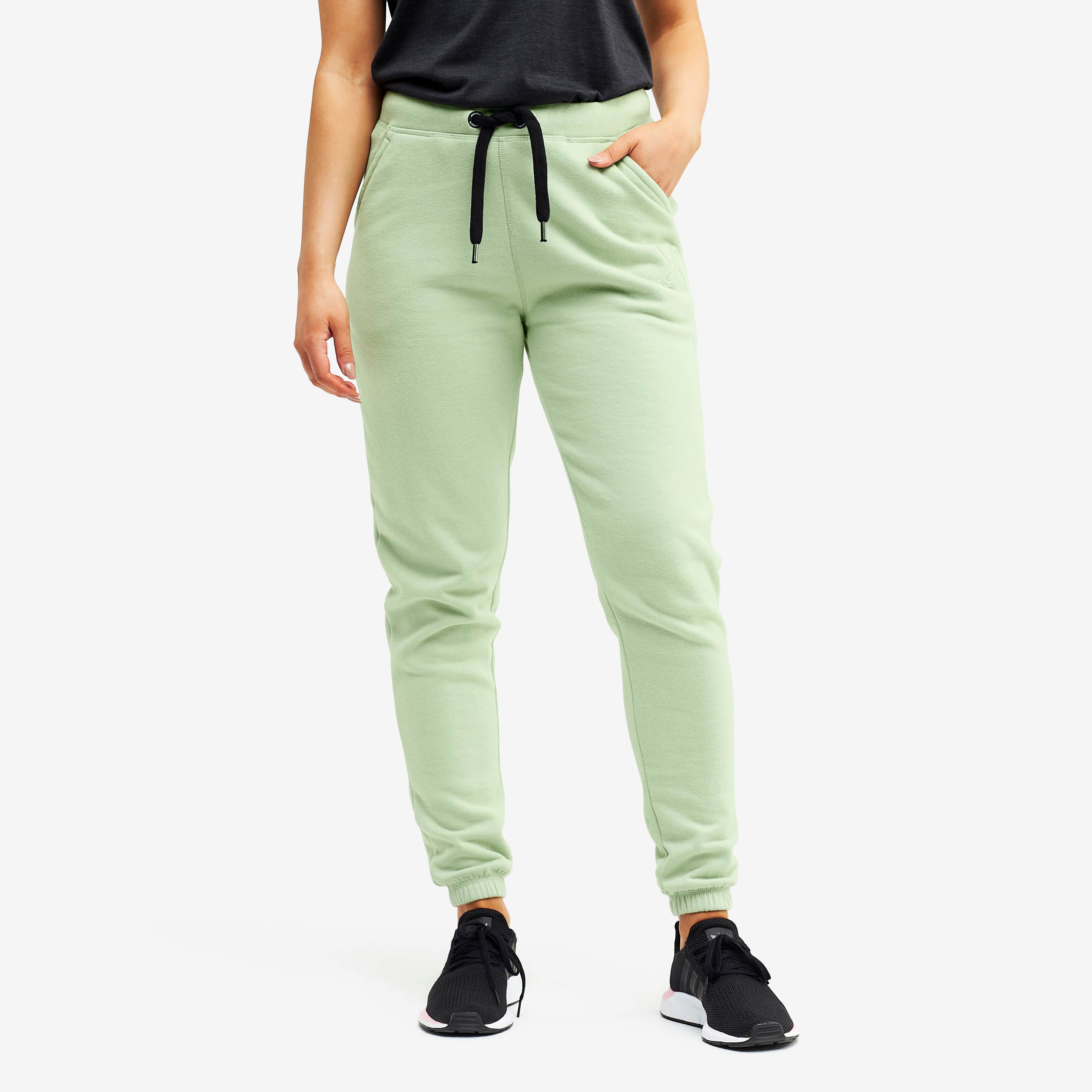 Chill Highwaist Pants Femme Smoke Green