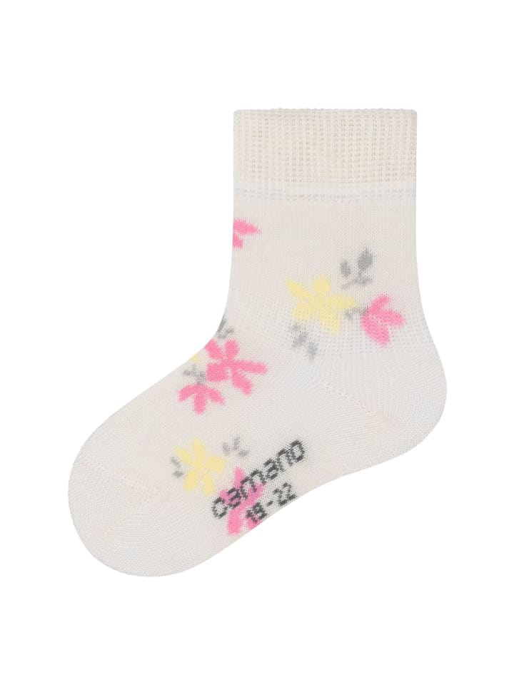 camano Socken motiv 8er Pack ca-soft in offwhite günstig kaufen 19-22