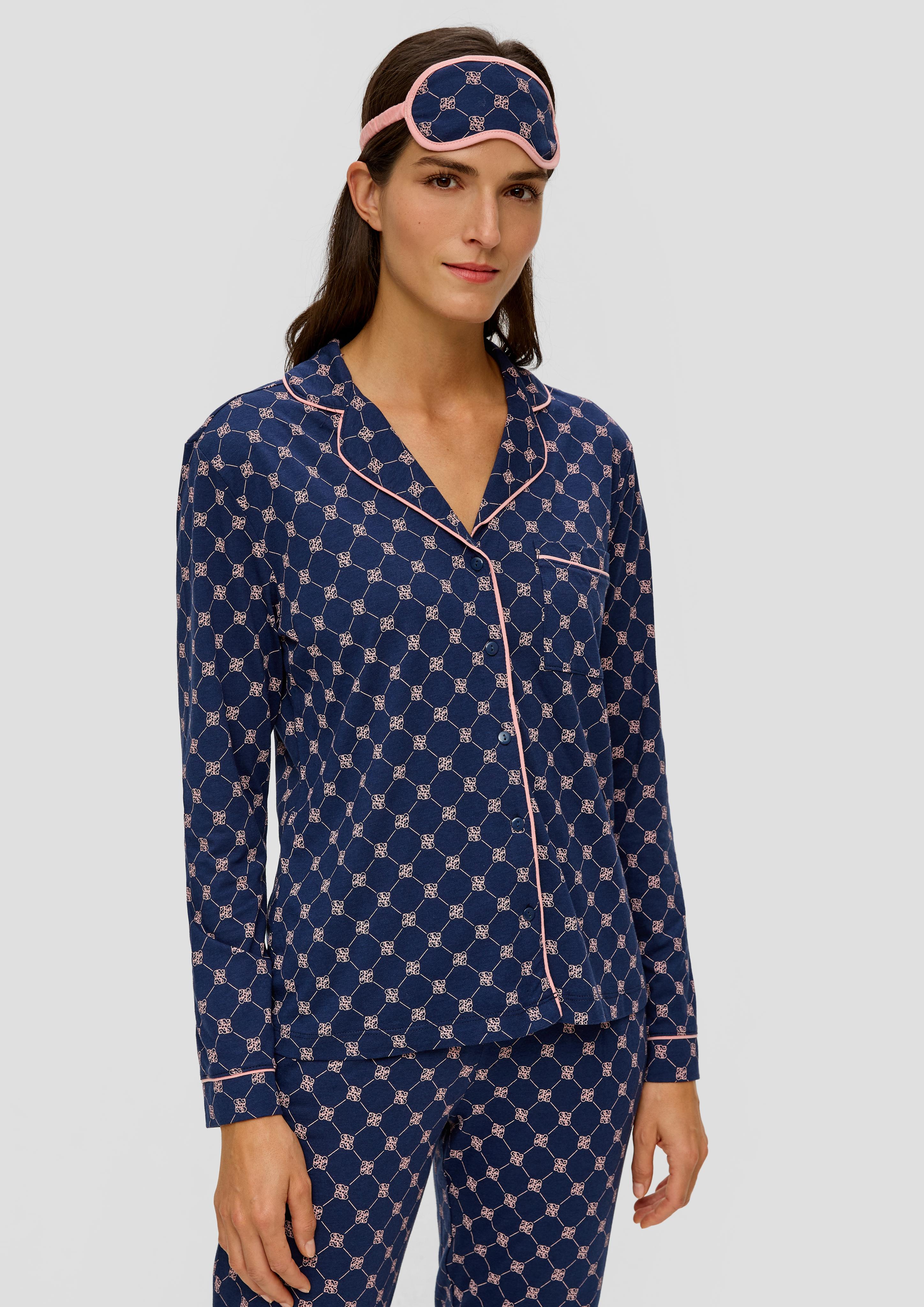 Langes Pyjama-Set mit Schlafmaske  6009207-58A9