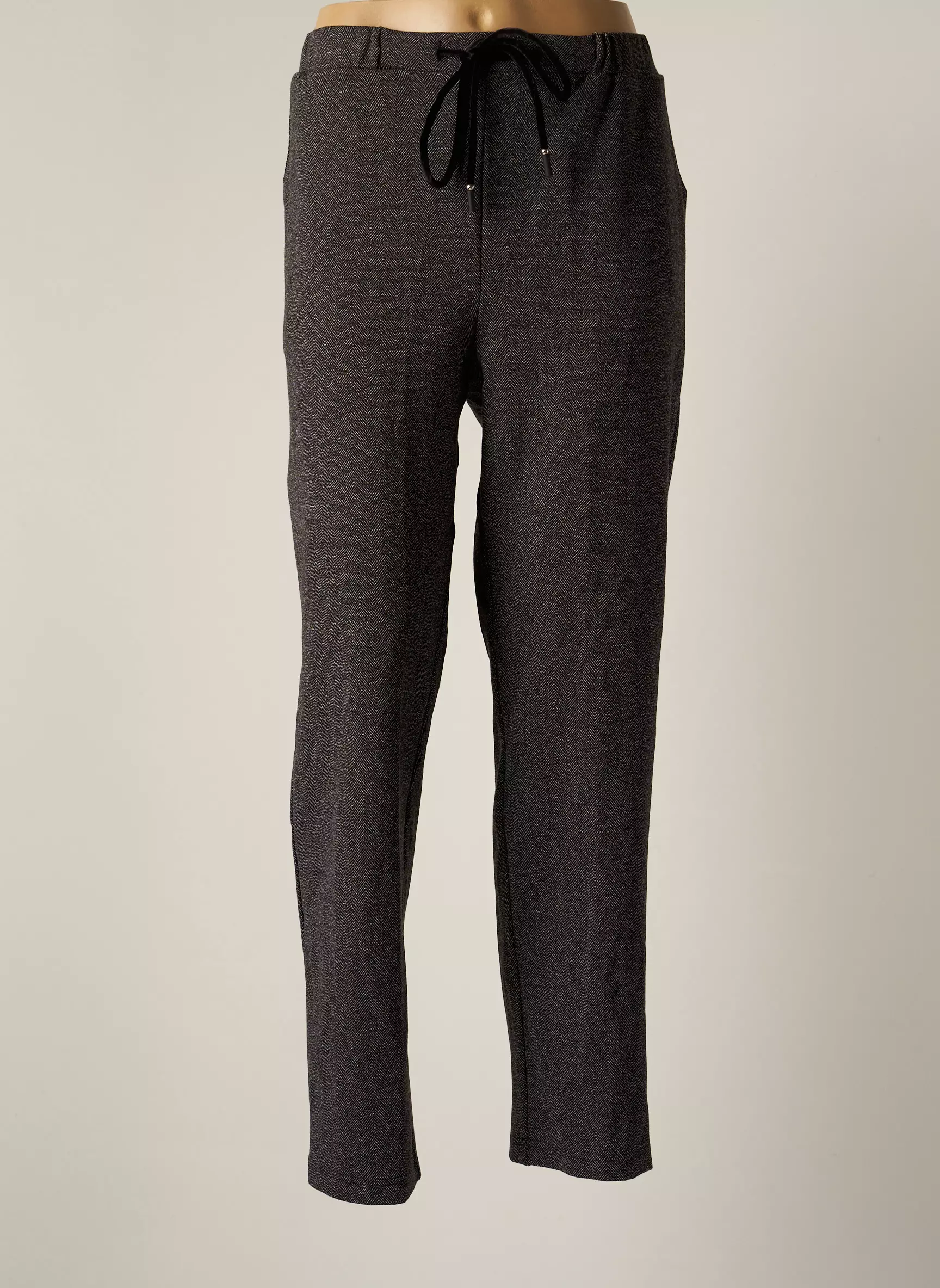 Griffon Pantalons Droits Femme couleur noir