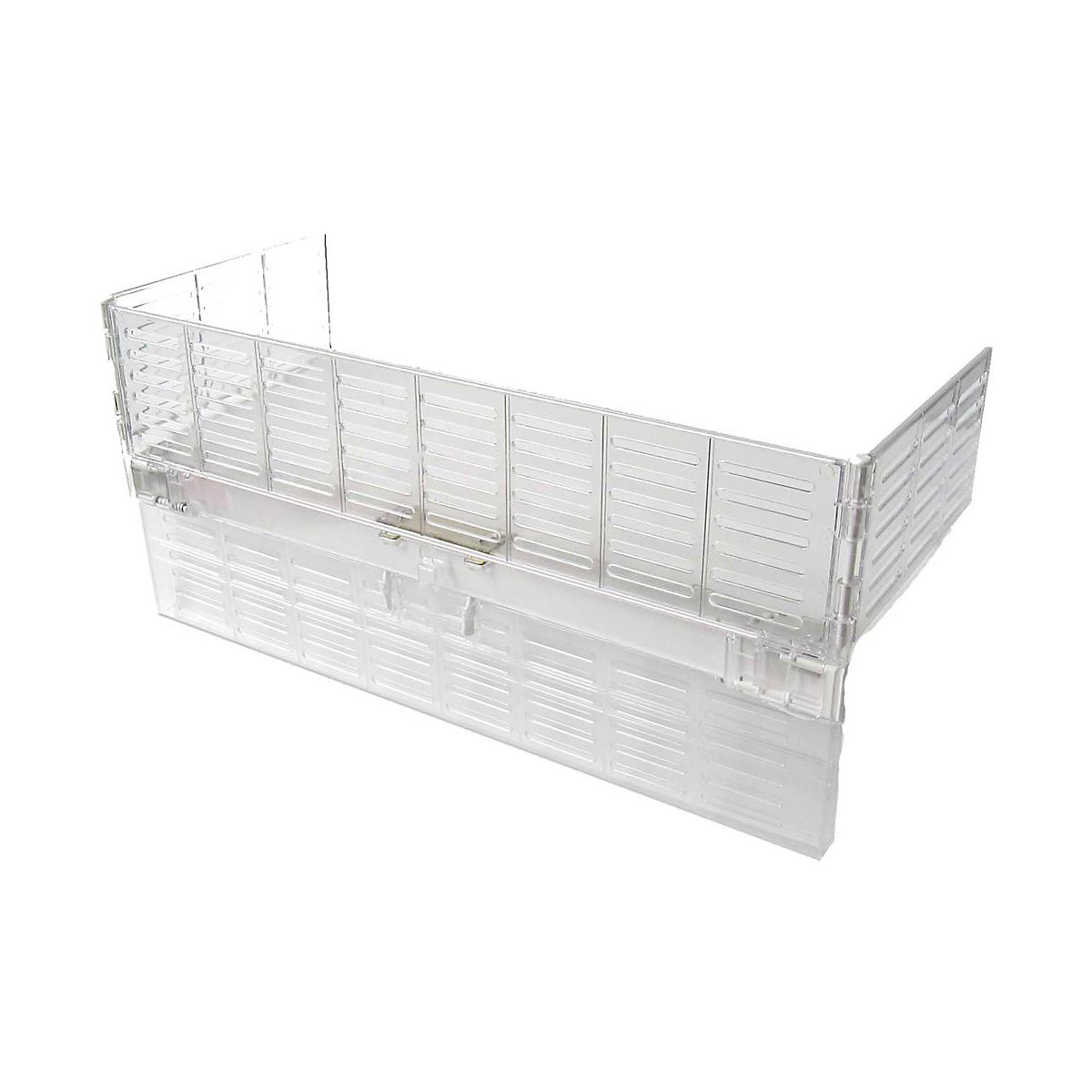 Herdschutzgitter mit Schalterabdeckung, transparent