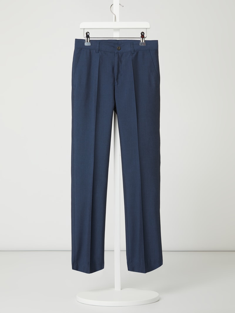 Chino mit elastischem Bund in blau