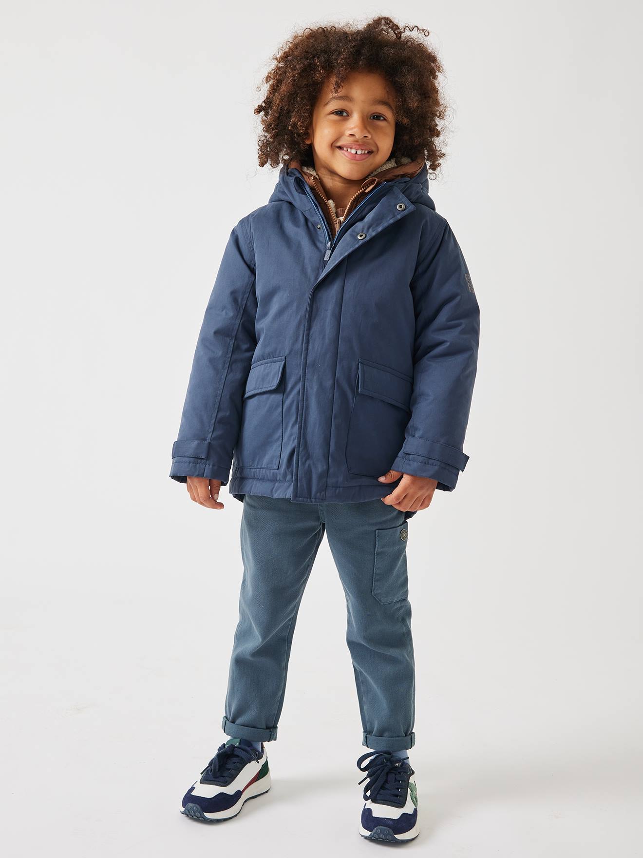 Vertbaudet Jungen 3-in-1-Jacke mit Recycling-Polyester - braun