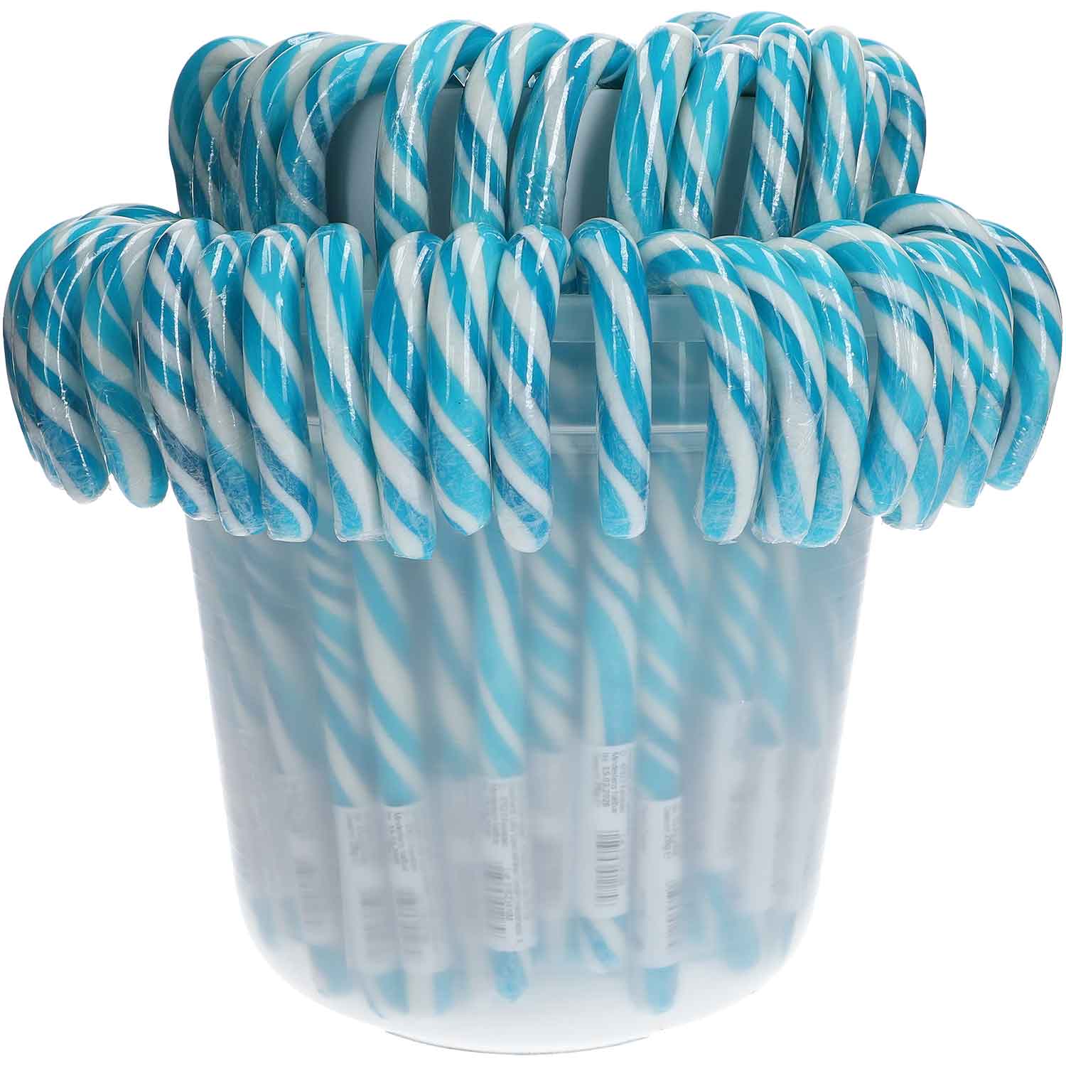 Lolly Master Zuckerstange 16cm weiß-türkis