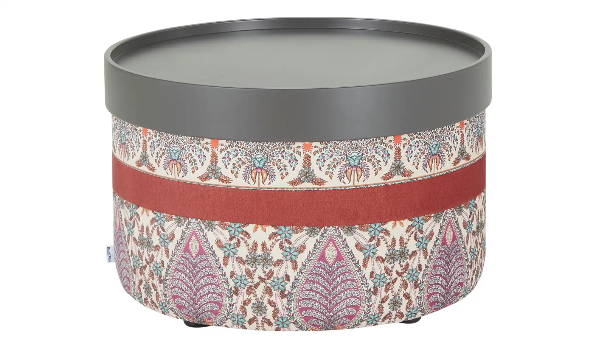 bassetti by SCHRÖNO Pouf aus Velours Tino