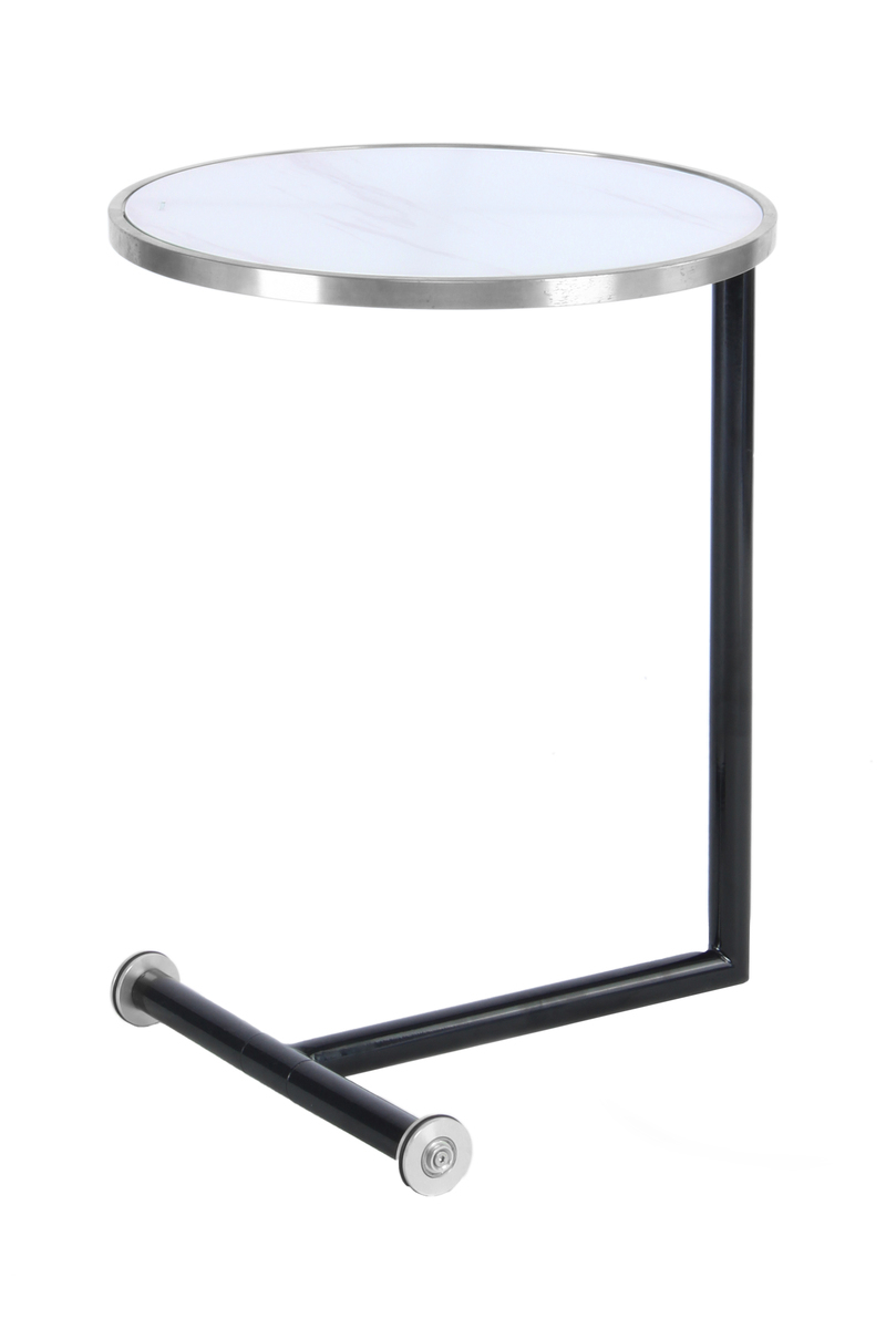 Kayoom Beistelltisch Servant 210 Silber / Weiß