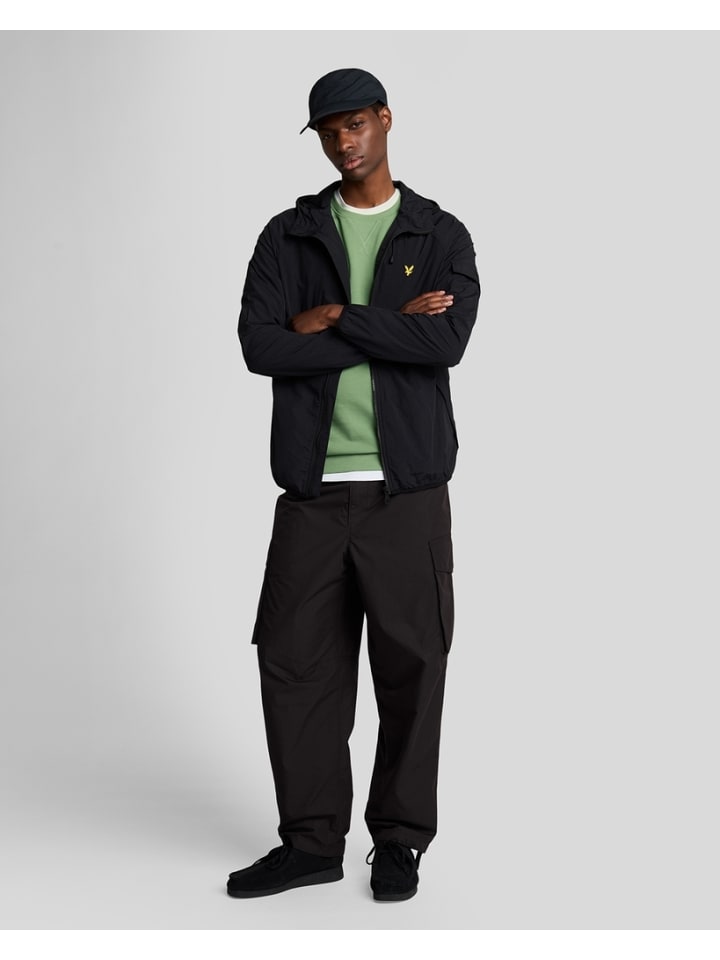 Lyle & Scott Sweatshirt in Rauchgrün günstig kaufen