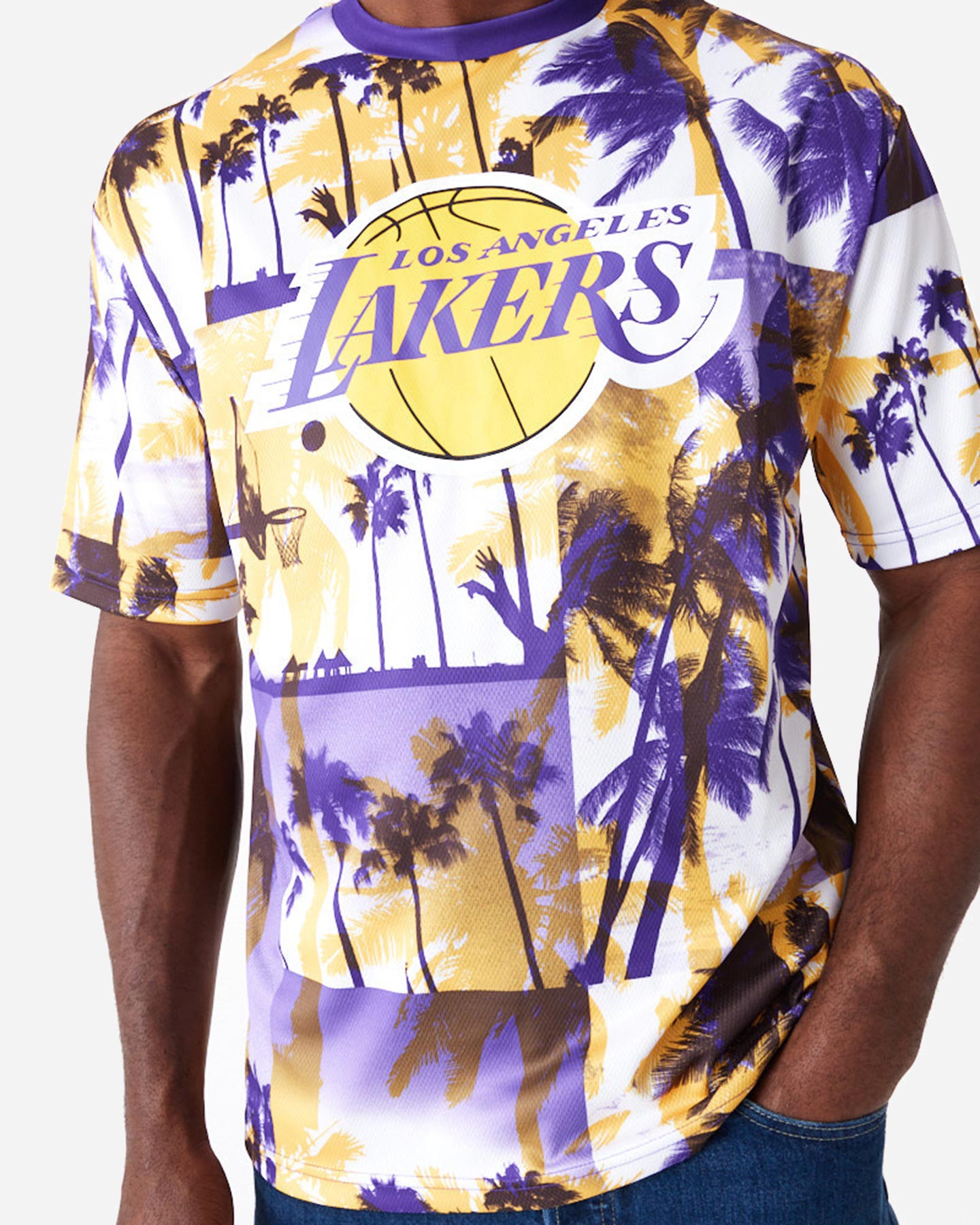 Tričko New Era Palm Tree Los Angeles Lakers M 60502575