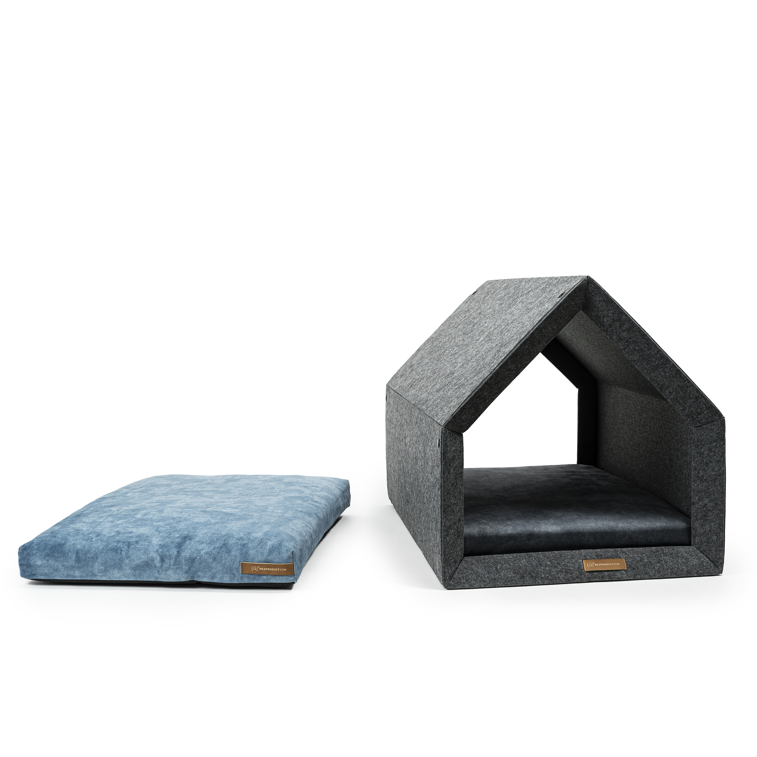 Rexproduct Hundehöhlen Rexproduct PetHome Dunkelgrau blau M
