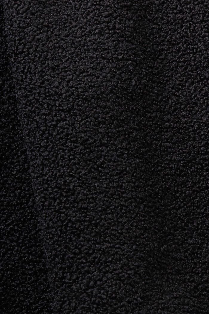 Troyer-Sweatshirt aus Materialmix