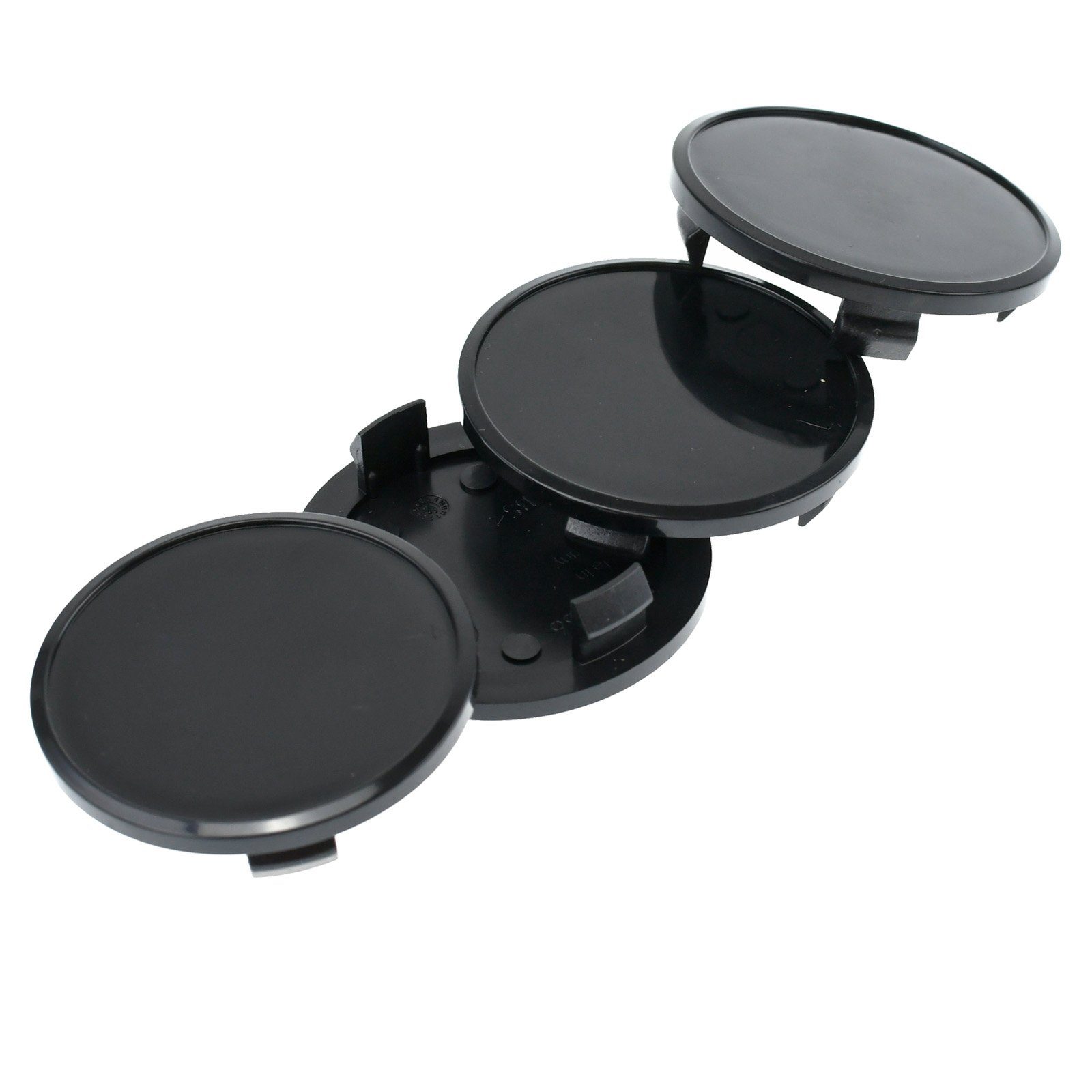 RKC Radkappe 4X 65,8mm Nabenkappen Radnaben Kappen Schwarz Flach für VW BEETLE EOS